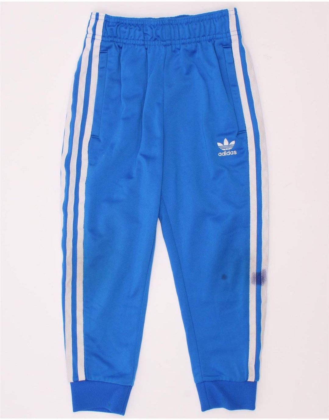 Спортивный костюм Adidas для мальчиков, брюки для бега, 5-6 лет, синий полиэстер