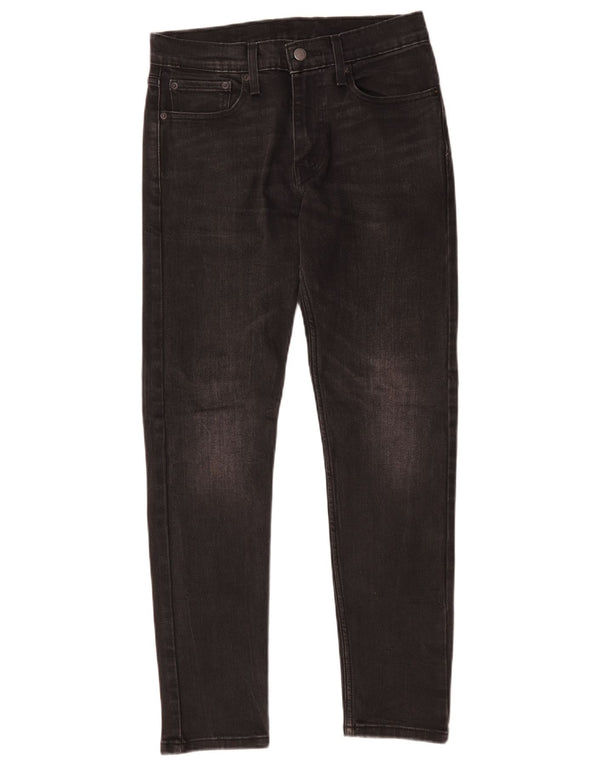 Мужские зауженные джинсы Levi's 512 W28 L30, черный хлопок
