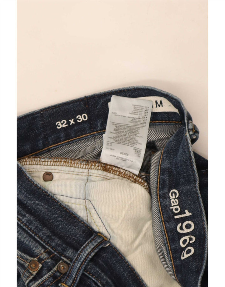 Мужские узкие джинсы Gap W32 L30 синие, хлопок