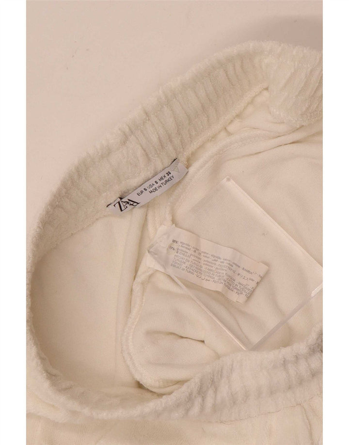 Женские спортивные шорты Zara UK 10, маленькие белые
