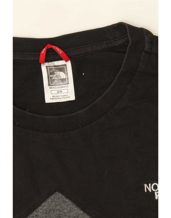 Мужская футболка The North Face Top среднего серого цвета с цветными блоками