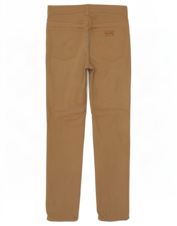 Мужские прямые джинсы Wrangler Texas Stretch W32 L30, коричневый хлопок