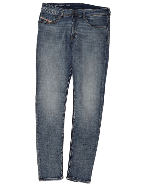 Мужские джинсы скинни Diesel W31 L32, синий хлопок