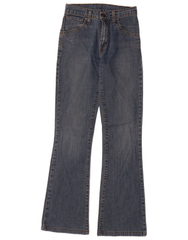 Женские расклешенные джинсы Levi's W26 L34, синий хлопок