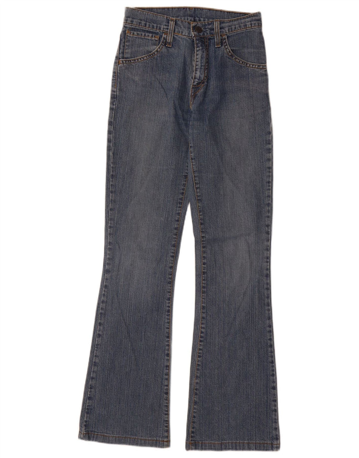 Женские расклешенные джинсы Levi's W26 L34, синий хлопок