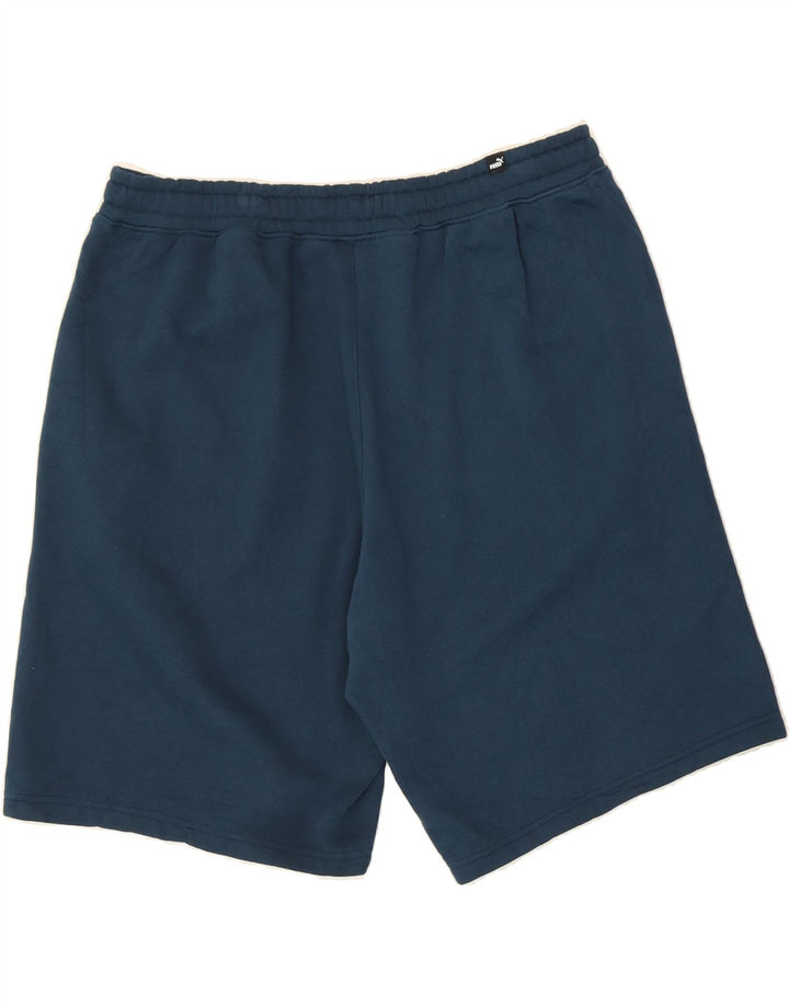 PUMA Mens Sport Shorts XL  Navy Blue Cotton Vintage Puma and Second-Hand Puma from Messina Hembry 