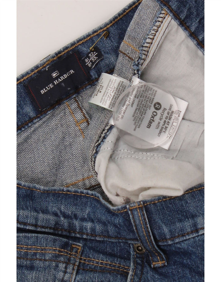 Мужские прямые джинсы Marks & Spencer Blue Harbour W32 L33, синий хлопок