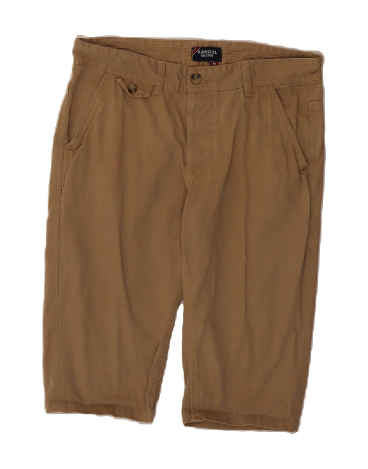 KANGOL Mens Bermuda Shorts Medium W32 Brown Cotton Vintage Kangol and Second-Hand Kangol from Messina Hembry 
