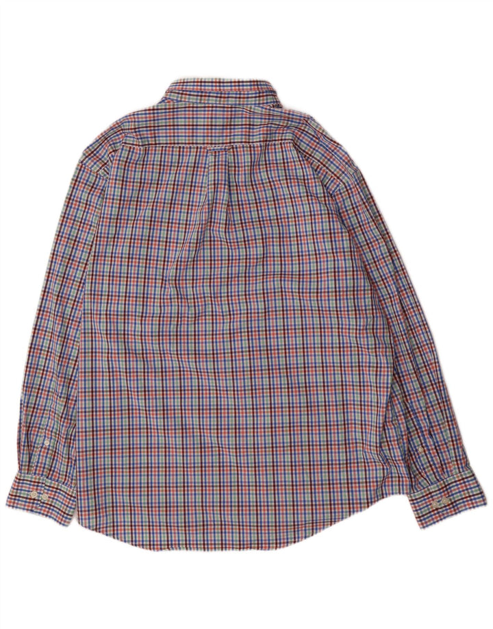 Мужская рубашка IZOD 2XL разноцветная, хлопок в мелкую клетку