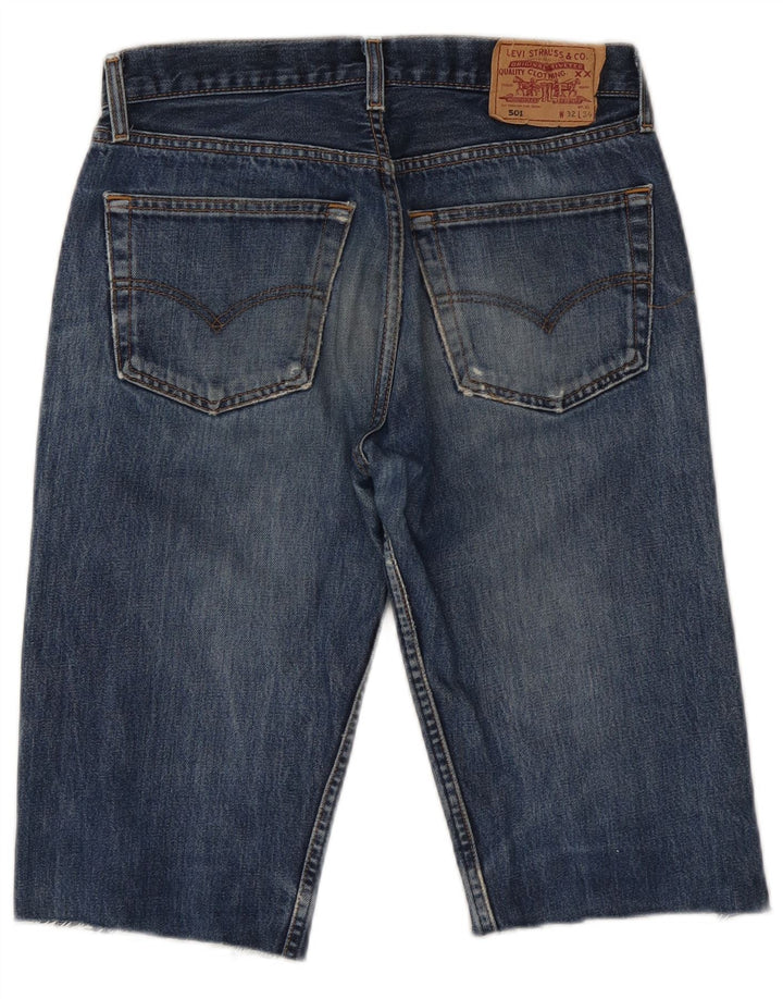 Мужские шорты-бермуды LEVI'S 501 W32, средний синий хлопок