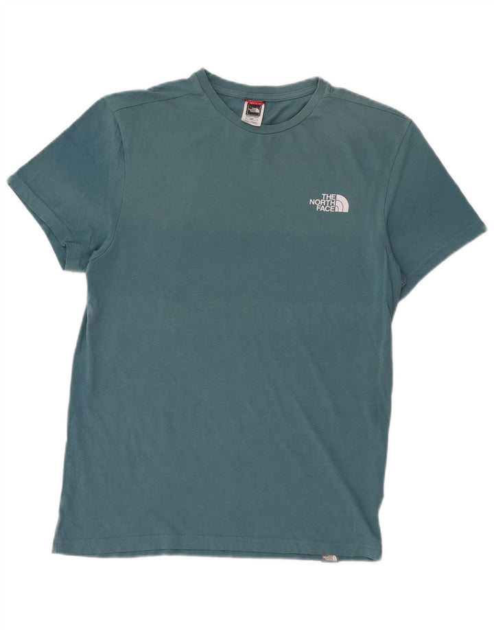 Мужская футболка The North Face, маленький синий хлопок