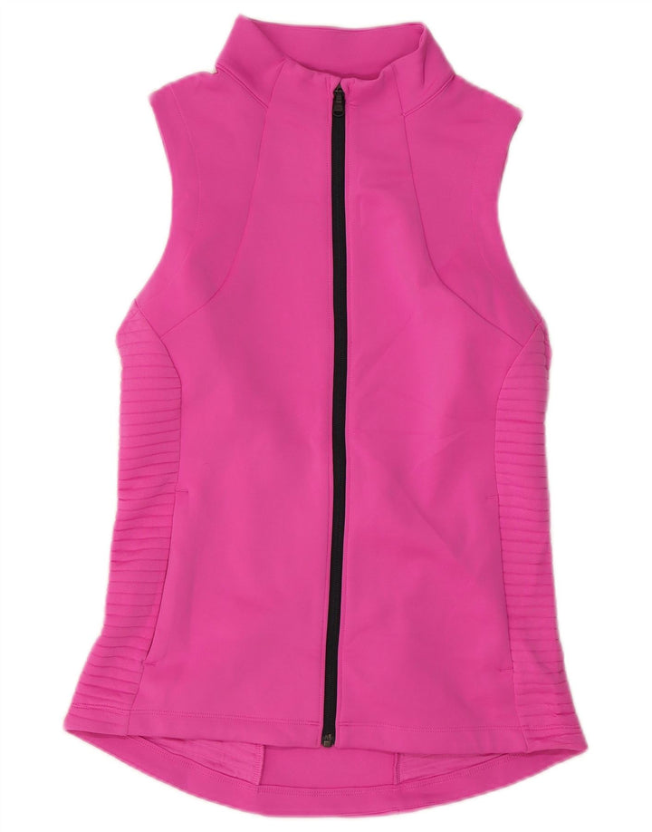 Женский спортивный костюм Cold Gear Under Armour, верхняя куртка UK 10, маленький розовый цвет