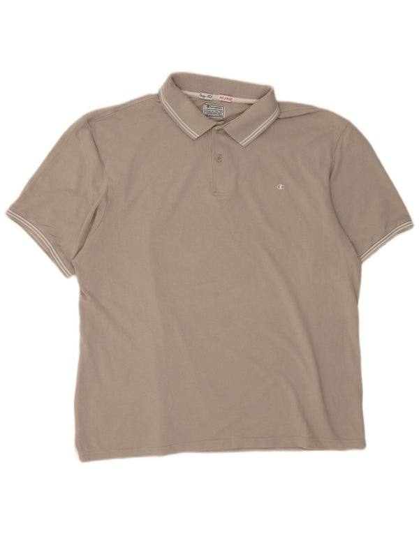 Мужская рубашка поло Champion Easy Fit 3XL, серая, хлопок