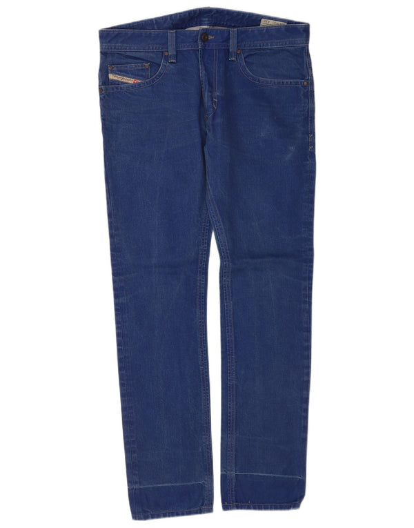 Мужские джинсы скинни Diesel Thavar W32 L32, синий хлопок