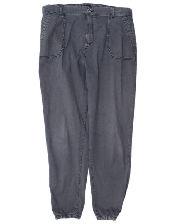 Женские брюки-джоггеры Marks & Spencer UK 18 XL W36 L30 Серые хлопковые