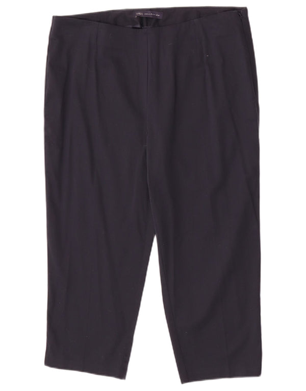 Женские капри Marks & Spencer UK 14, большие W32 L20, темно-синие, хлопковые