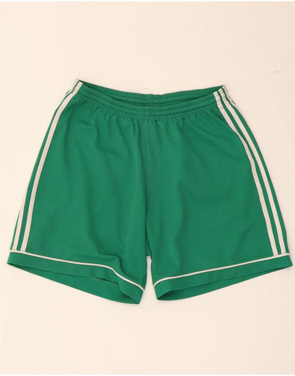 Мужские спортивные шорты Adidas Climalite, средний зеленый полиэстер