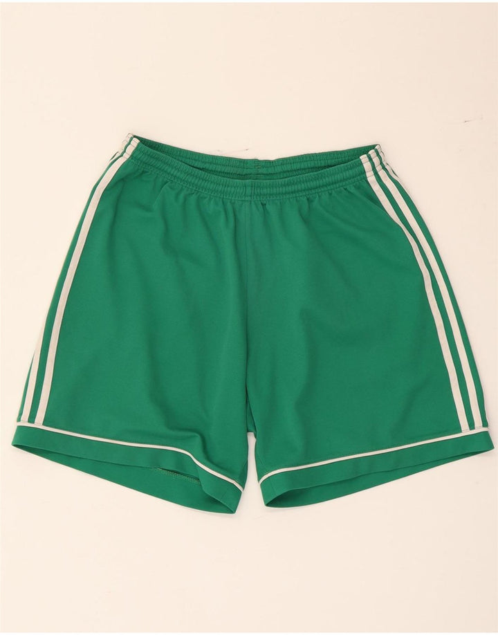 Мужские спортивные шорты Adidas Climalite, средний зеленый полиэстер