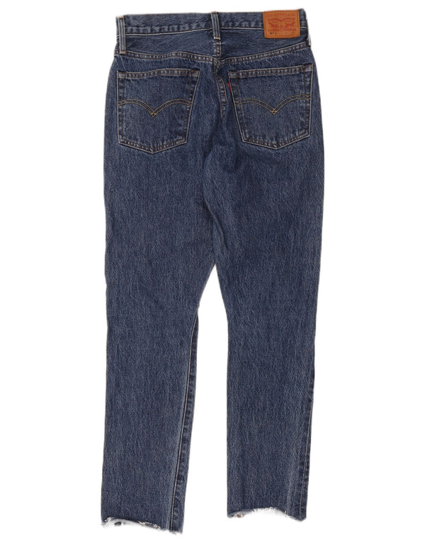 Мужские прямые джинсы Levi's 501 W26 L28 синие, хлопок