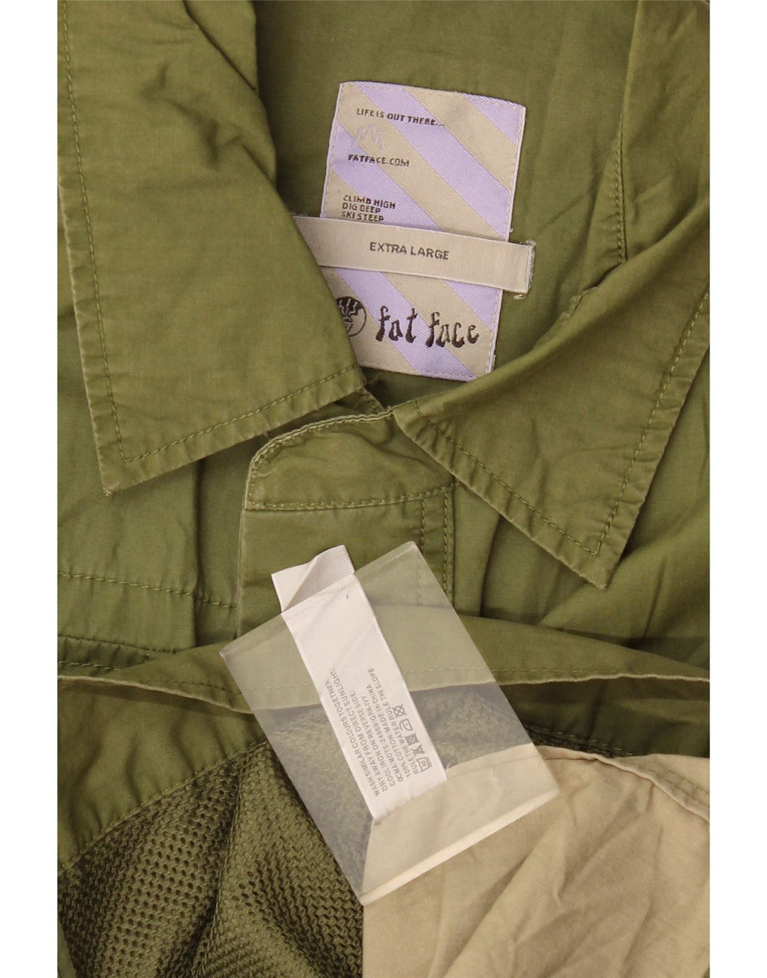 Мужская куртка Fat Face UK 42 XL, зеленый хлопок