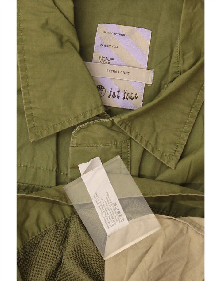 Мужская куртка Fat Face UK 42 XL, зеленый хлопок