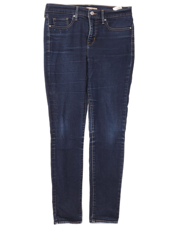 Женские джинсы скинни Levi's W29 L30, темно-синие, хлопок