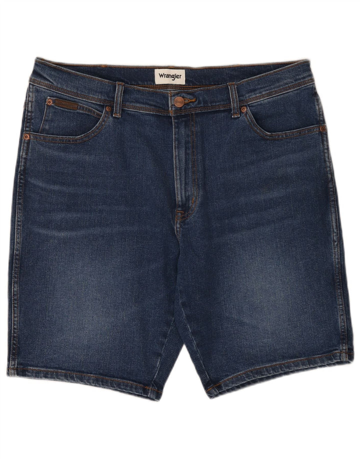Мужские джинсовые шорты Wrangler W36, большие, темно-синие, хлопок