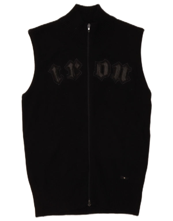 Женский кардиган без рукавов Energie UK 12, средний, черный акрил