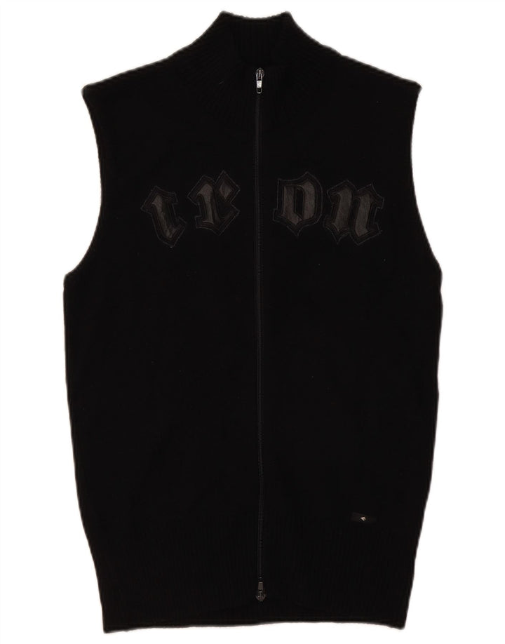 Женский кардиган без рукавов Energie UK 12, средний, черный акрил