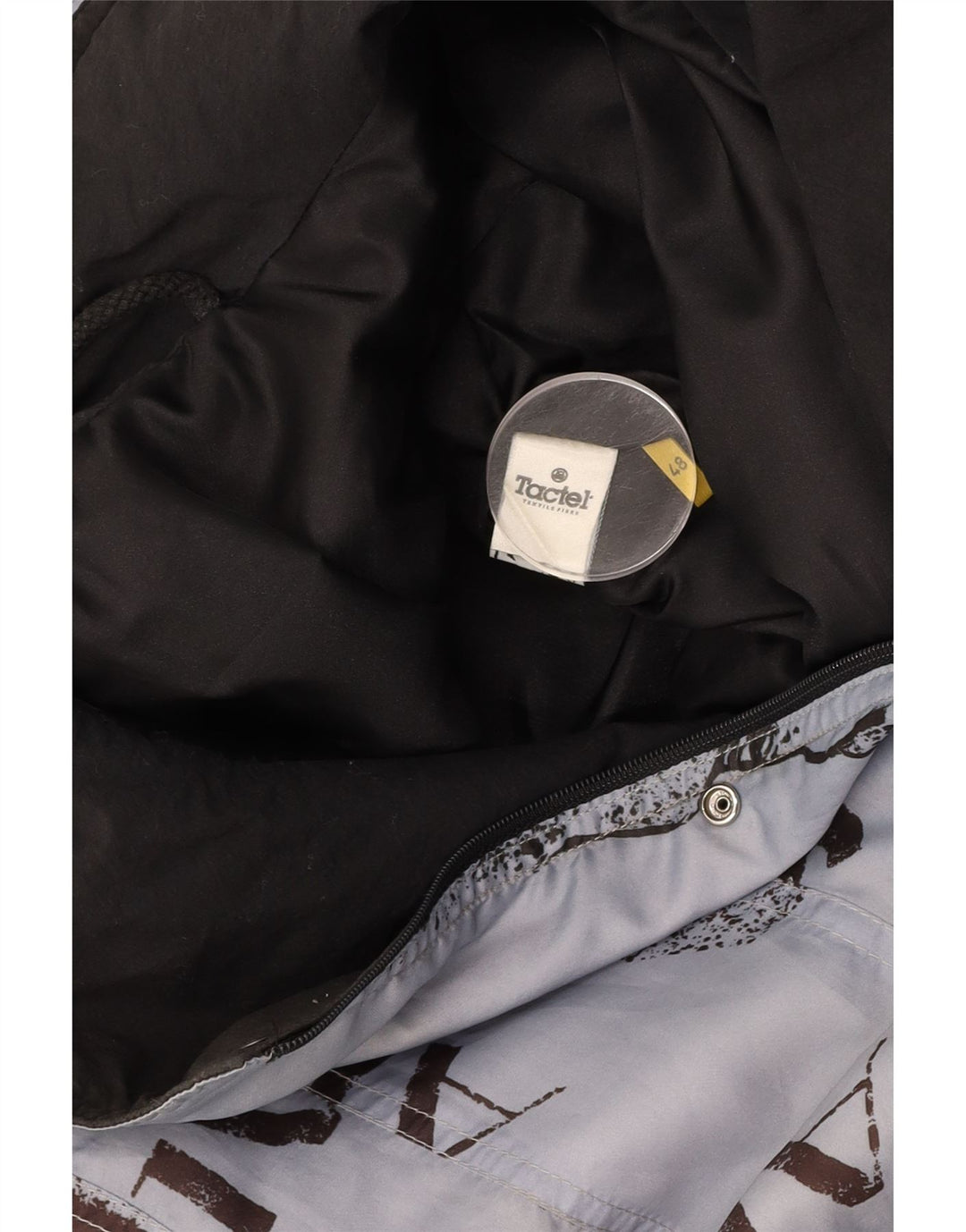 Мужская куртка-анорак TACTEL с графическим рисунком UK 48 4XL, синий полиамид