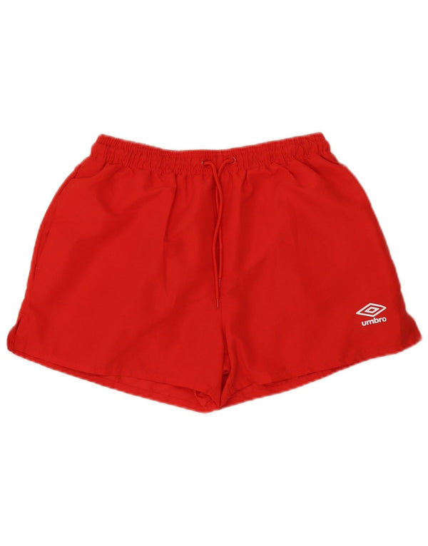 Umbro Мужские спортивные шорты среднего красного цвета