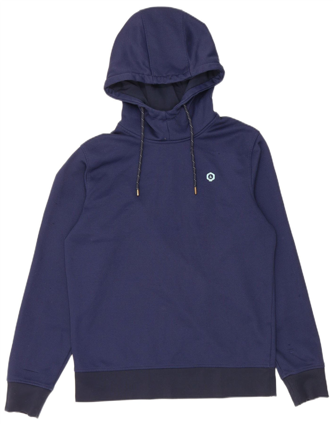 Мужской джемпер с капюшоном Jack & Jones средний синий из полиэстера