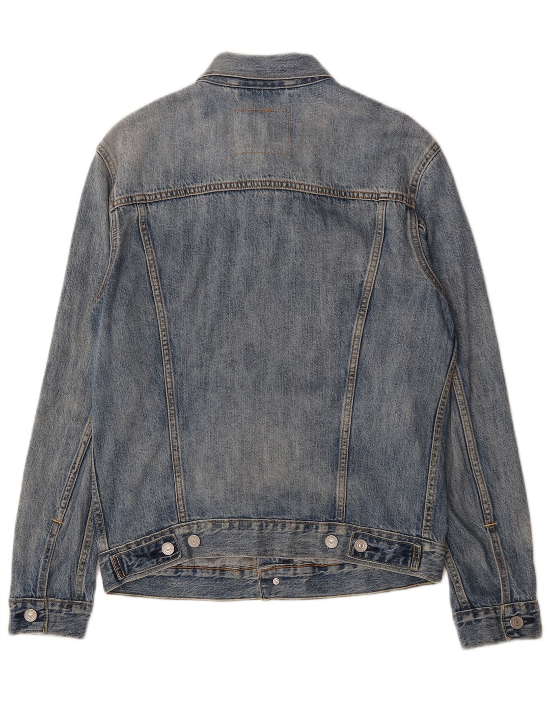 Мужская джинсовая куртка Levi's UK 38, средний синий хлопок, хлопок