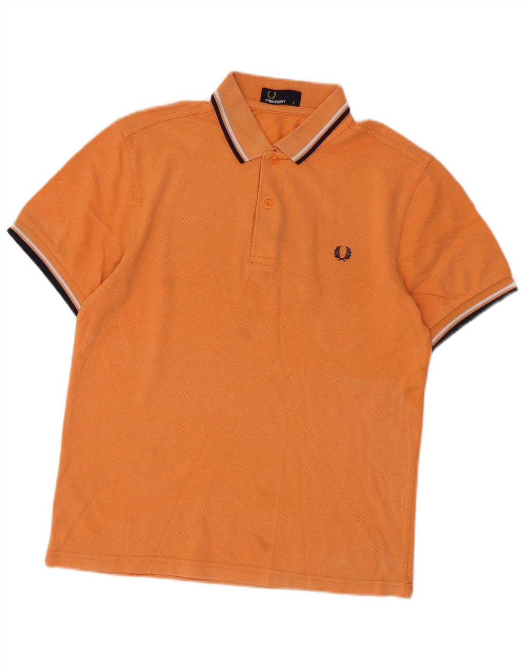 Мужская рубашка-поло FRED PERRY, маленькая оранжевая, хлопок