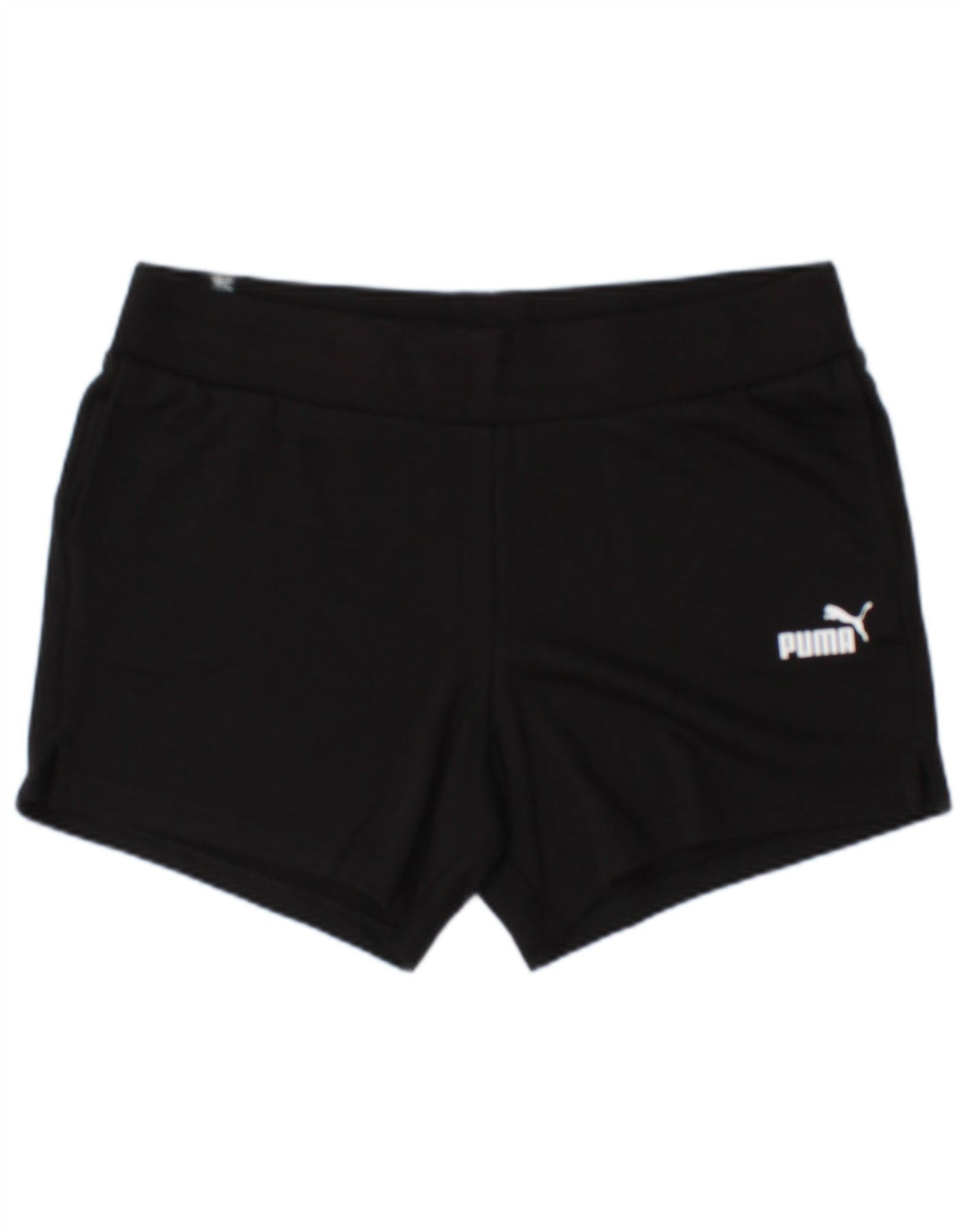 PUMA Womens Sport Shorts UK 16 Large Black Polyester