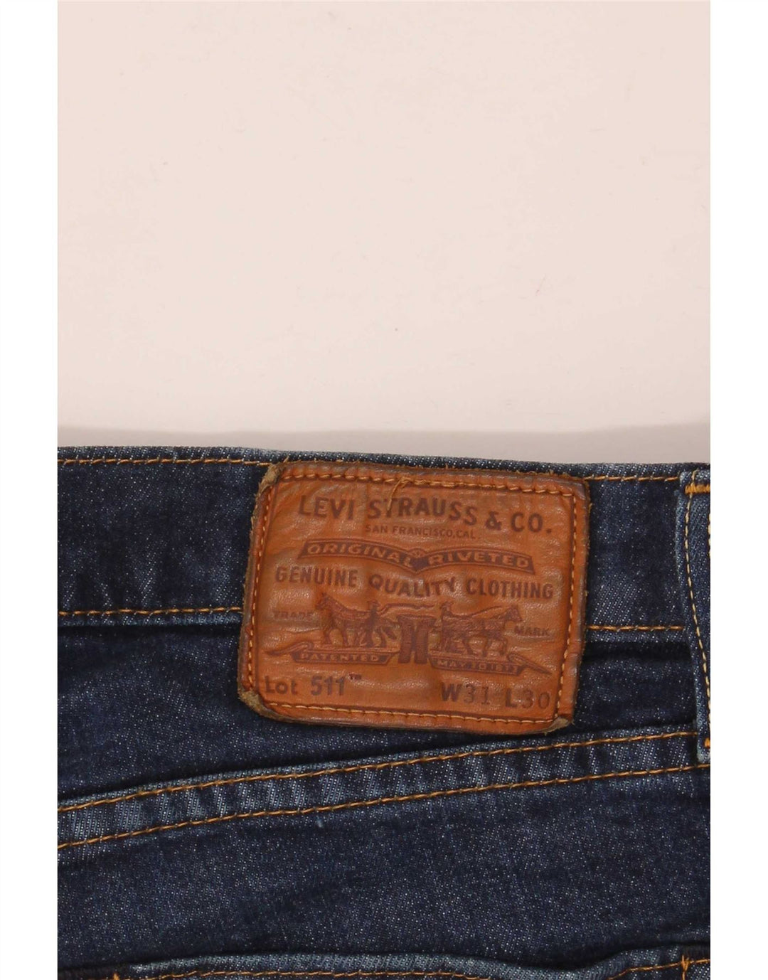 Мужские джинсы Levi's 511 Slim W31 L30 синие, хлопок