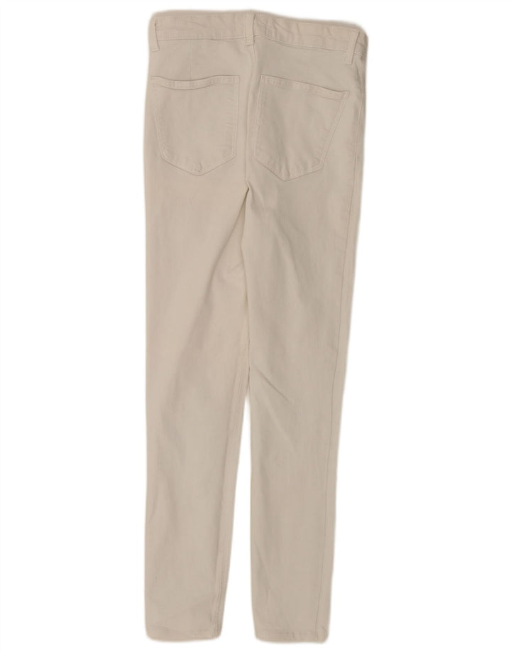 Женские джинсы джеггинсы Zara EU 38, маленькие W28 L28, белые