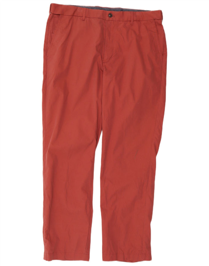 Мужские брюки чиносы Marks & Spencer Blue Harbor Regular Fit W38 L31 красные