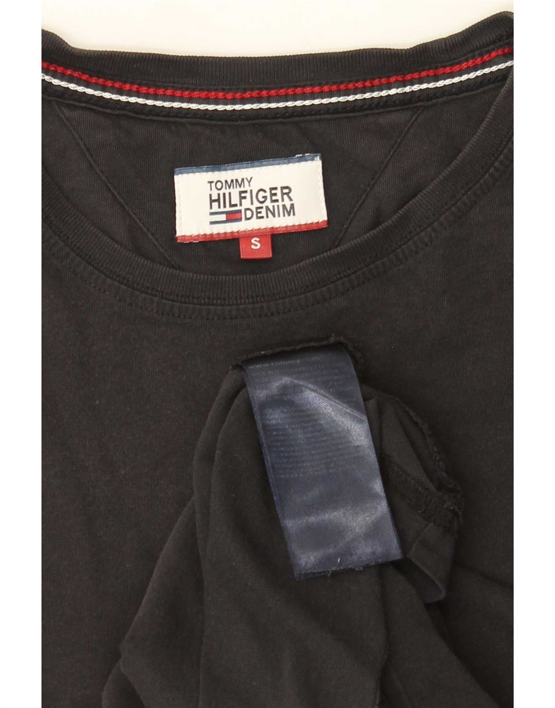 Мужская футболка Tommy Hilfiger, маленький черный хлопок