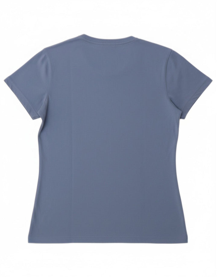 NIKE Womens T-Shirt Top UK 10/12 Medium Blue