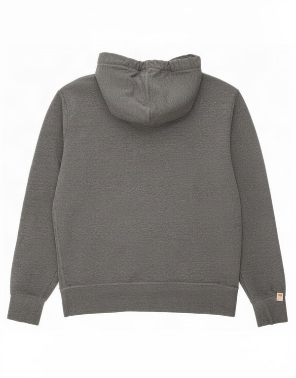 Мужской джемпер с капюшоном Superdry 3XL, серый в крапинку, хлопок