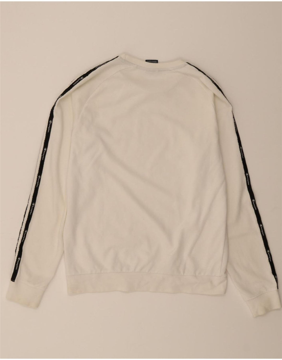 CHAMPION Boys Graphic Sweatshirt Jumper 15-16 Years 2XL  White Vintage Champion and Second-Hand Champion from Messina Hembry 