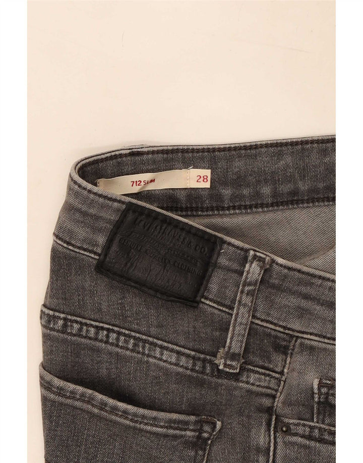 Женские джинсы Levi's 712 Slim W28 L26 Серые