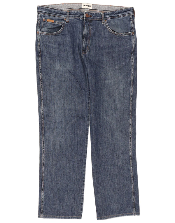 Мужские прямые джинсы Wrangler Arizona W38 L30, синий хлопок