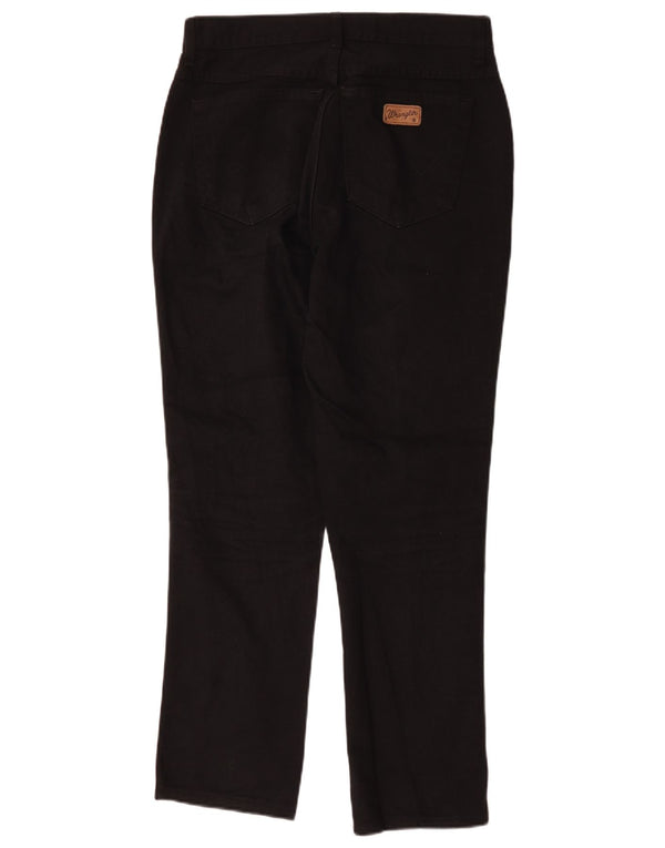 Женские зауженные джинсы Wrangler с высокой талией США 14 XL W32 L29, черный хлопок