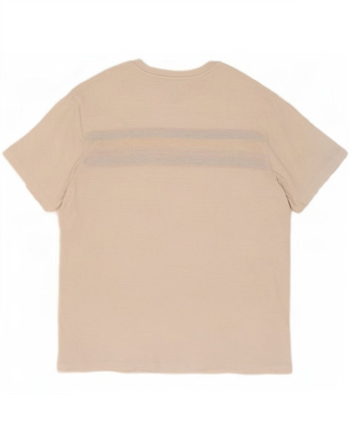 Мужская футболка Fat Face Top 2XL, белый хлопок с цветными блоками
