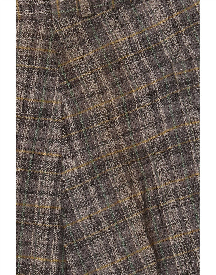 Мужские костюмные брюки Ritt IT 50 Large W34 L33 Серый полиэстер в клетку