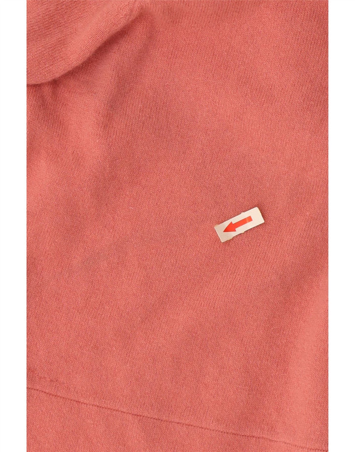 Женский кардиган Monsoon с рукавом 3/4, Великобритания, 18 XL, розовая шерсть