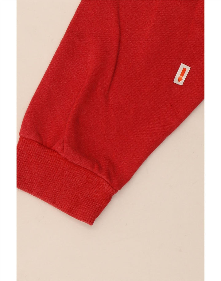 Толстовка с рисунком PUMA для мальчиков, 15-16 лет, красный хлопок