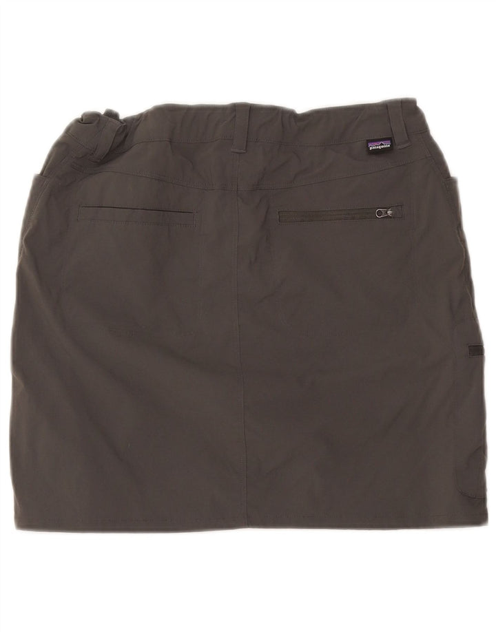 Женская юбка-карго Patagonia US 8 Medium W34 Серый нейлон